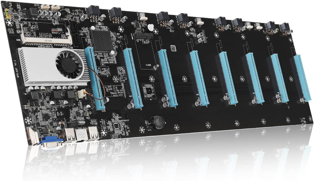 S37 Mining Motherboard Set MSATA SATA SSD 8 GPU Graphics Card Miner D396