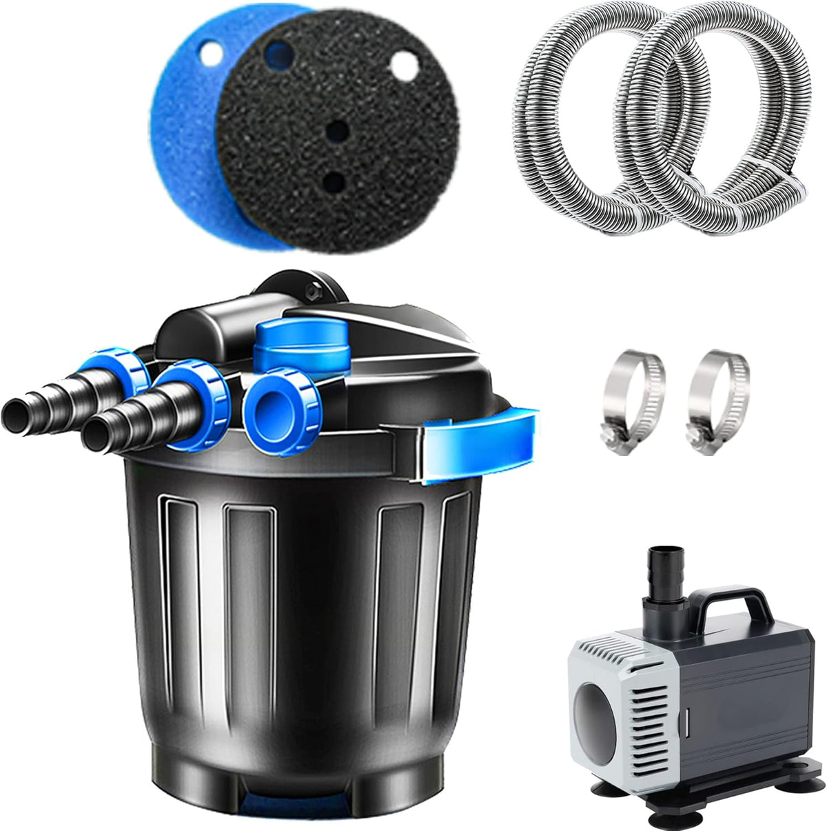Pressure Bio Filter with UV for Pond E8046