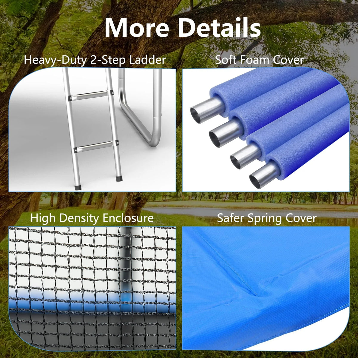 10FT Trampoline with Safety Enclosure Net I109240