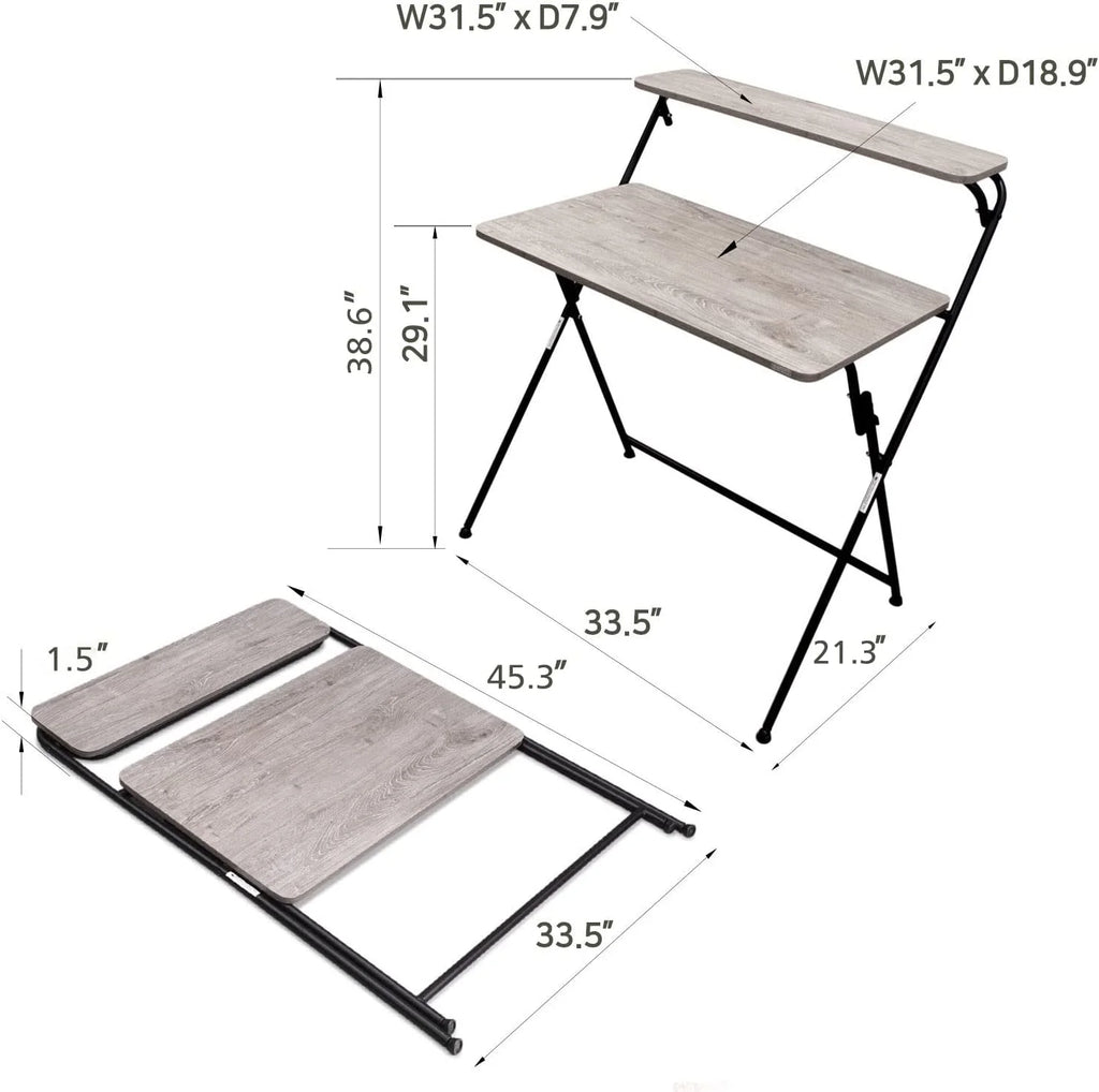 Folding Desk with Metal Frame H694