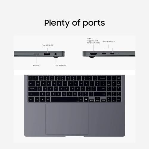 14" Galaxy Book4 Pro Laptop, Intel Core Ultra 7 Processor, 16GB DDR5 RAM, 2TB SSD, 3K AMOLED Touchscreen, Windows 11 F35252