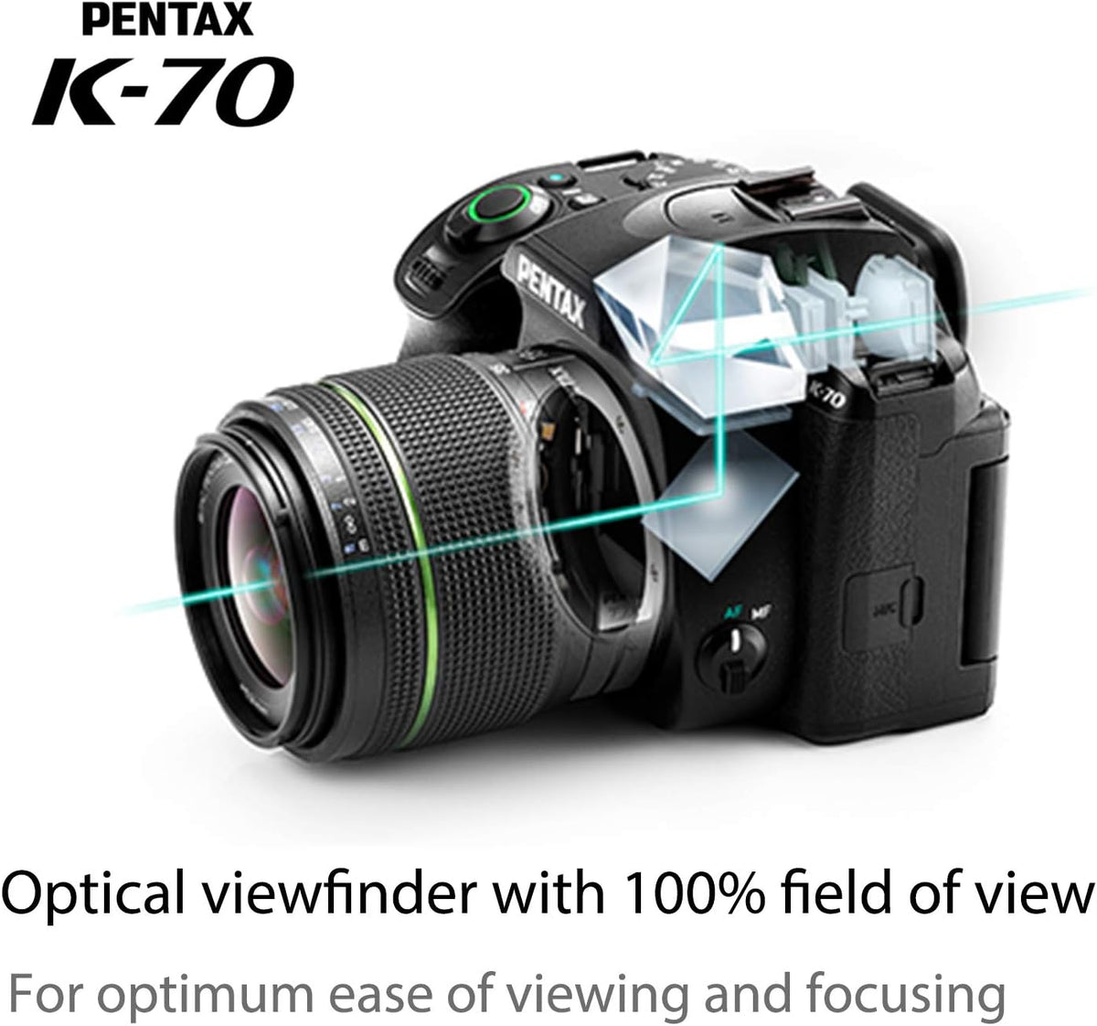 Black Weather-Sealed DSLR Camera with 18-135mm Lens I9216