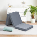 4'' Blue Narrow Twin Memory Foam Mattress V10610