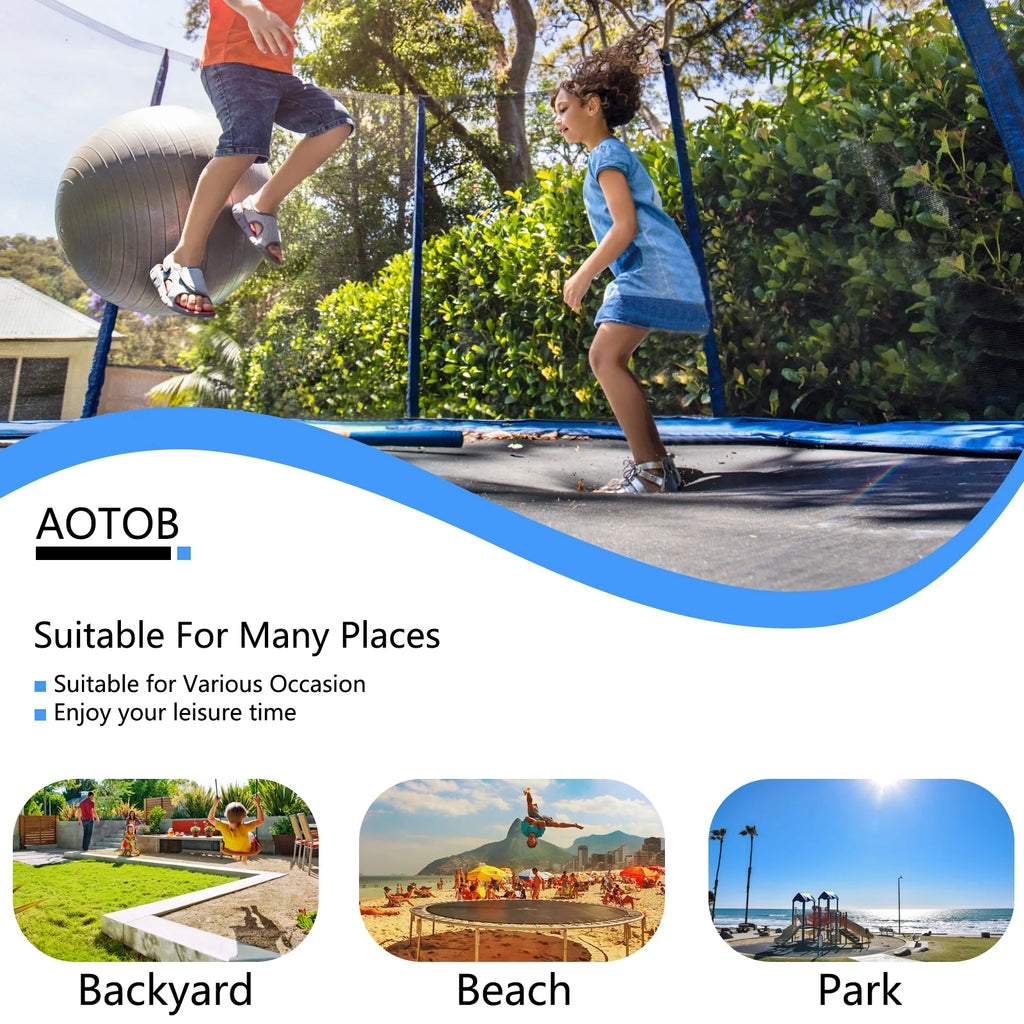 10FT Trampoline with Safety Enclosure Net I109240