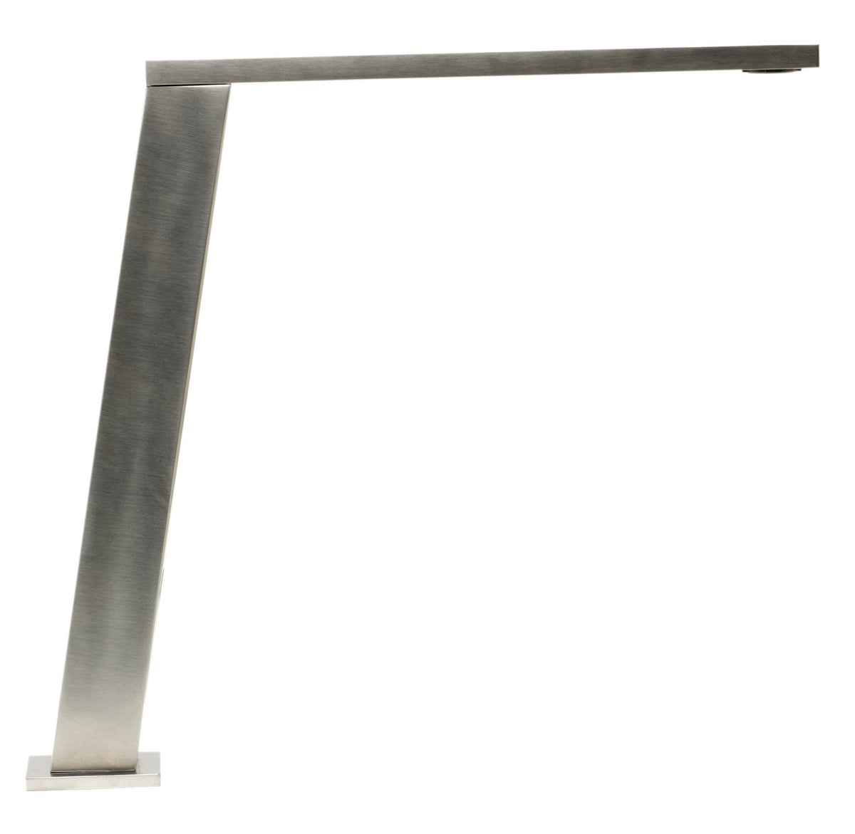 Square Brushed Stainless Steel Kitchen Faucet E264146