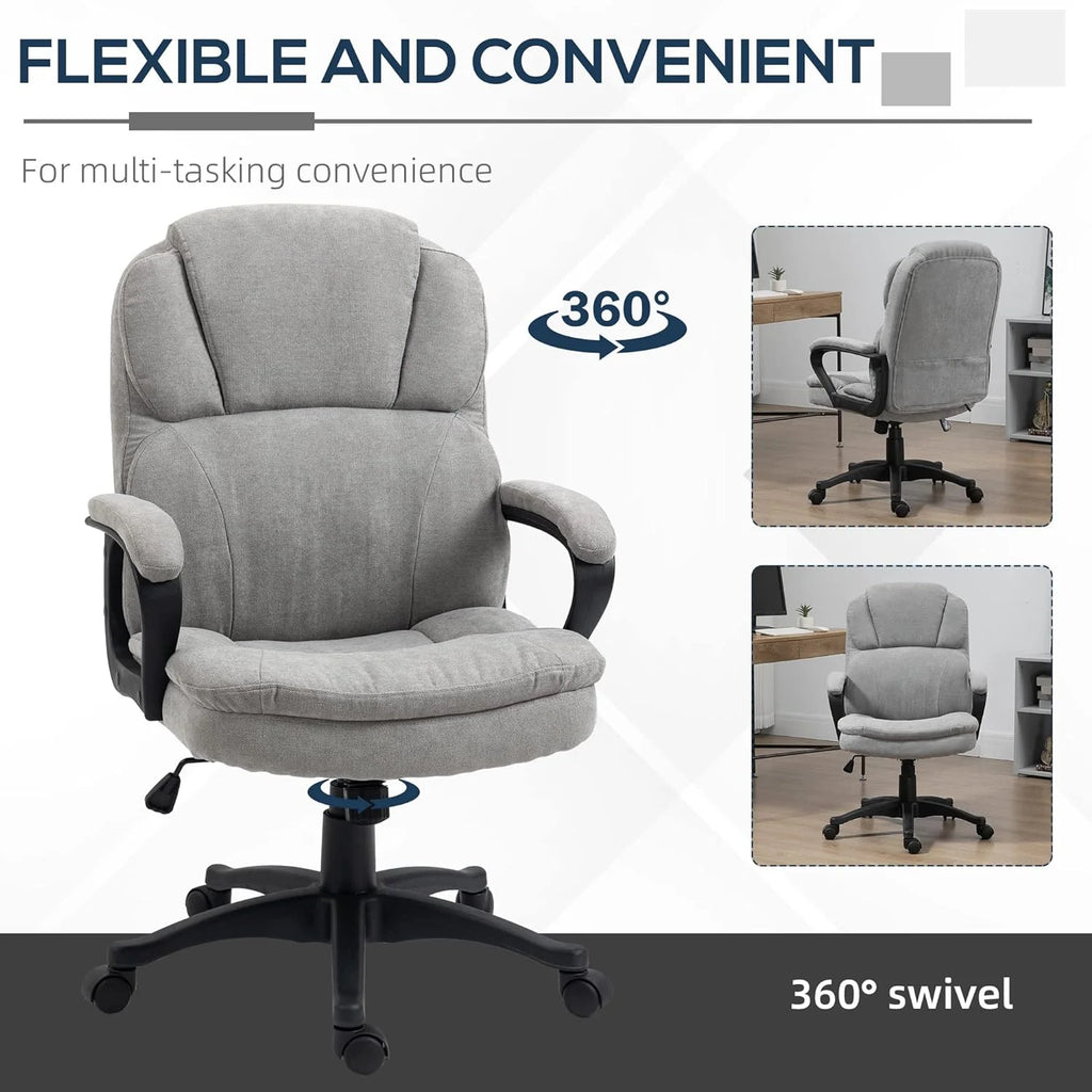 Gray Massage Office Chair with USB Power C4624