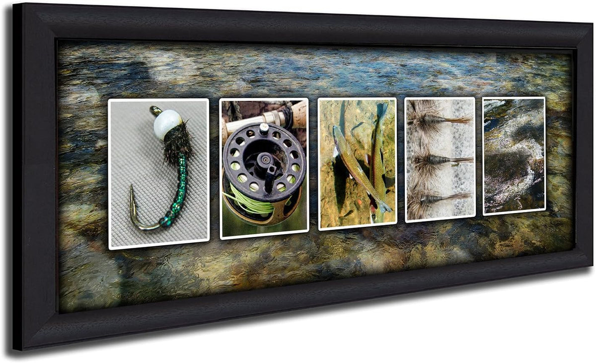 Fly Fishing Name Art Block Mount 6.5 x 18 B9514