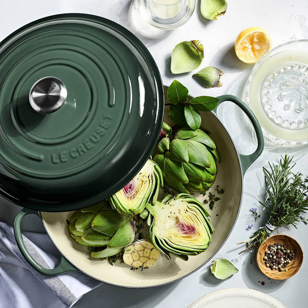 Cast Iron 3.5-Quart Deep Teal Braiser C852