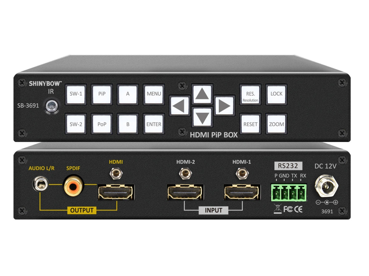 2x1 HDMI PiP/PoP Selector Switch Scaler P145