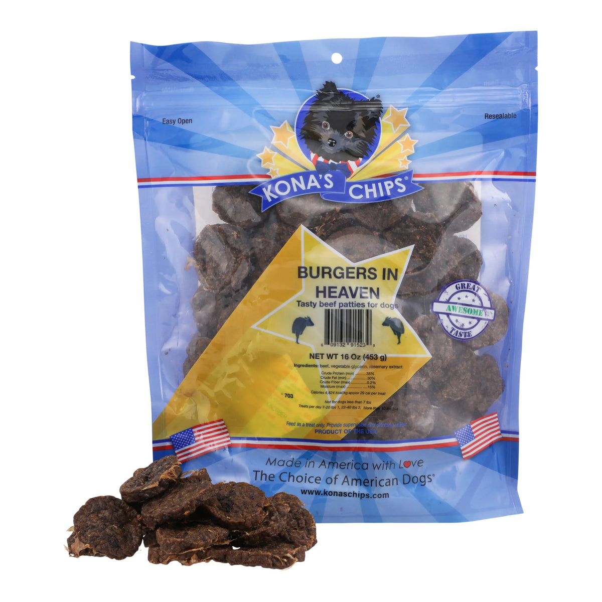 16 Oz Beef Treat Patties for Dogs U810288
