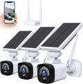 1080P Solar Wireless Security Camera System with Base Station X619