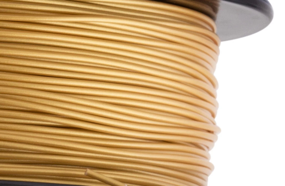 Gold 1.75 mm PLA 3D Printer Filament 1 kg Spool V3196