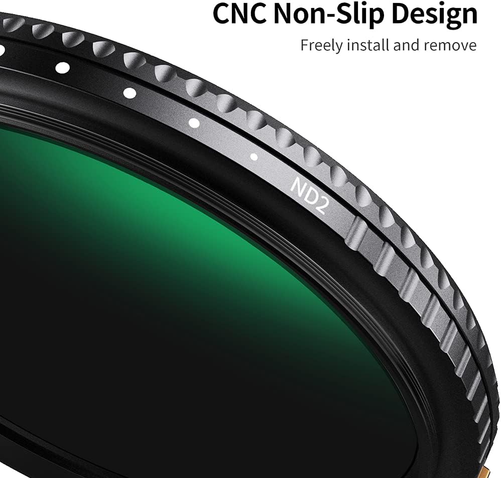 52mm Variable ND Filter ND2-ND400 1-9 Stops Multi-Layer Coatings AGC Glass D686