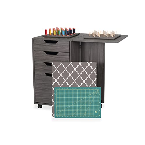 Sewing Storage Rolling Caddy and Ironing Station T1102