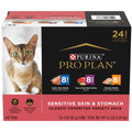 Sensitive Skin and Stomach Wet Cat Food Variety Pack W988