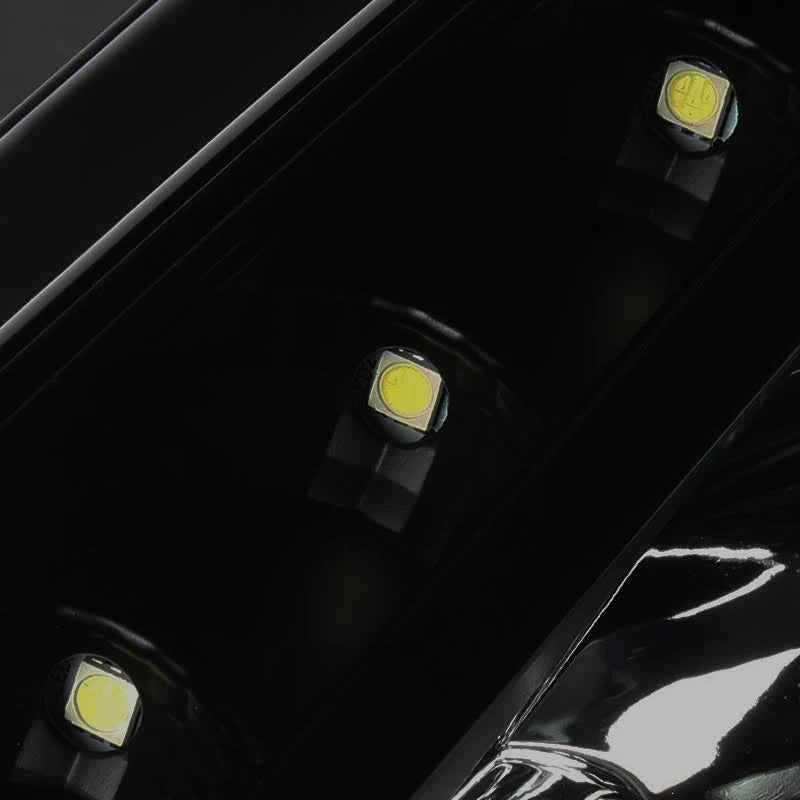 Black LED Projector Headlights Left+Right Y387282