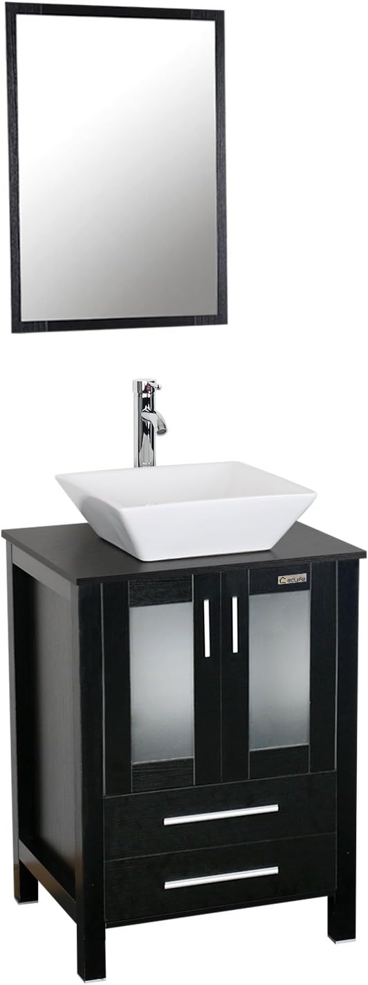 24 Bathroom Vanity Sink Combo Above Counter Vanity Cabinet Q3870
