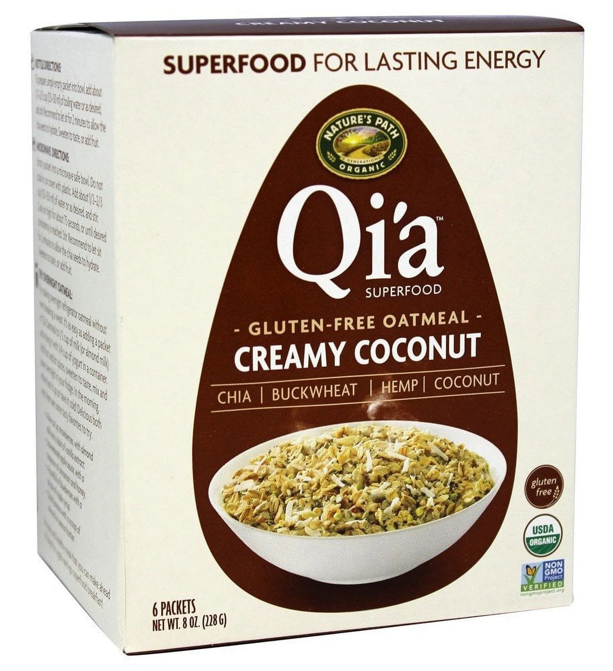 Oatmeal Coconut, 8 Ounce (Pack of 6) F13924