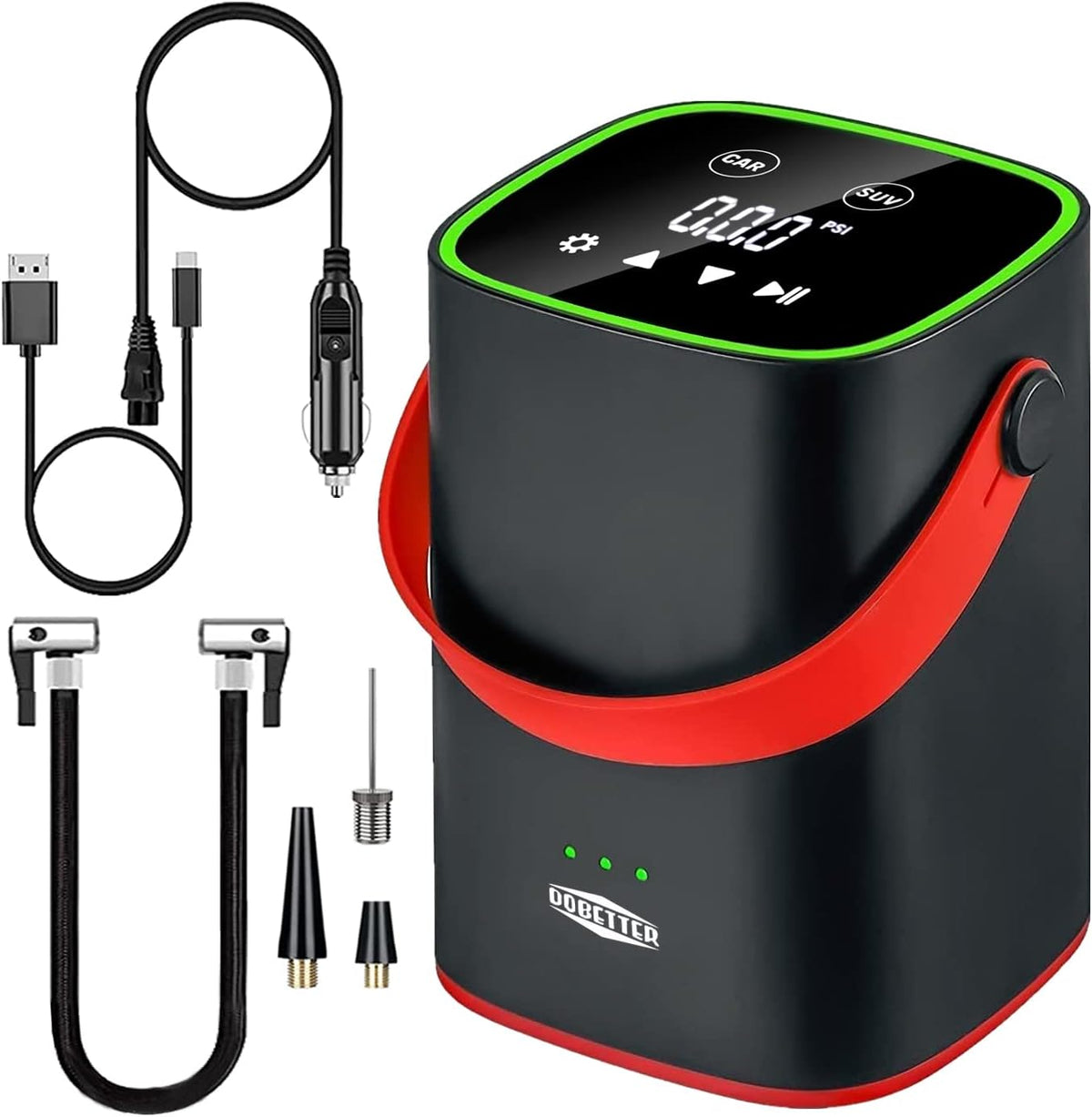 Portable Air Compressor 150 PSI Cordless Tire Inflator Y395099