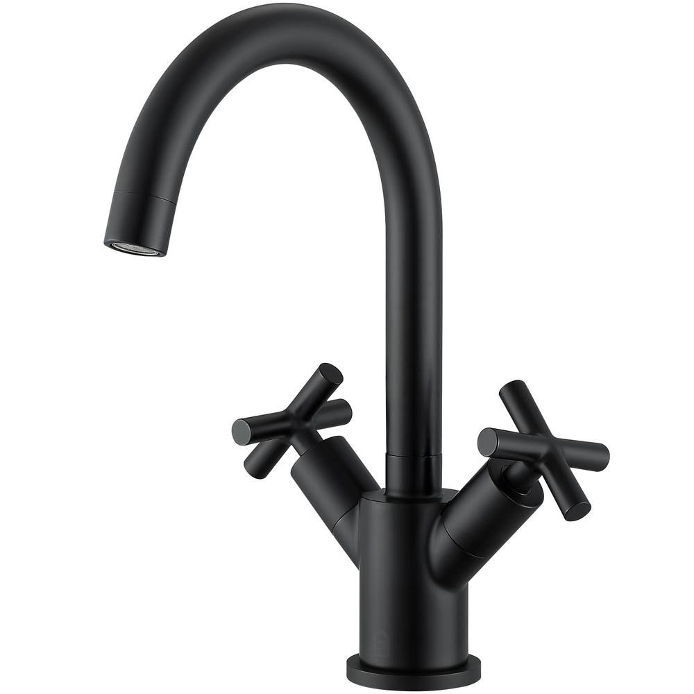 Matte Black Single Hole Bathroom Faucet O94685