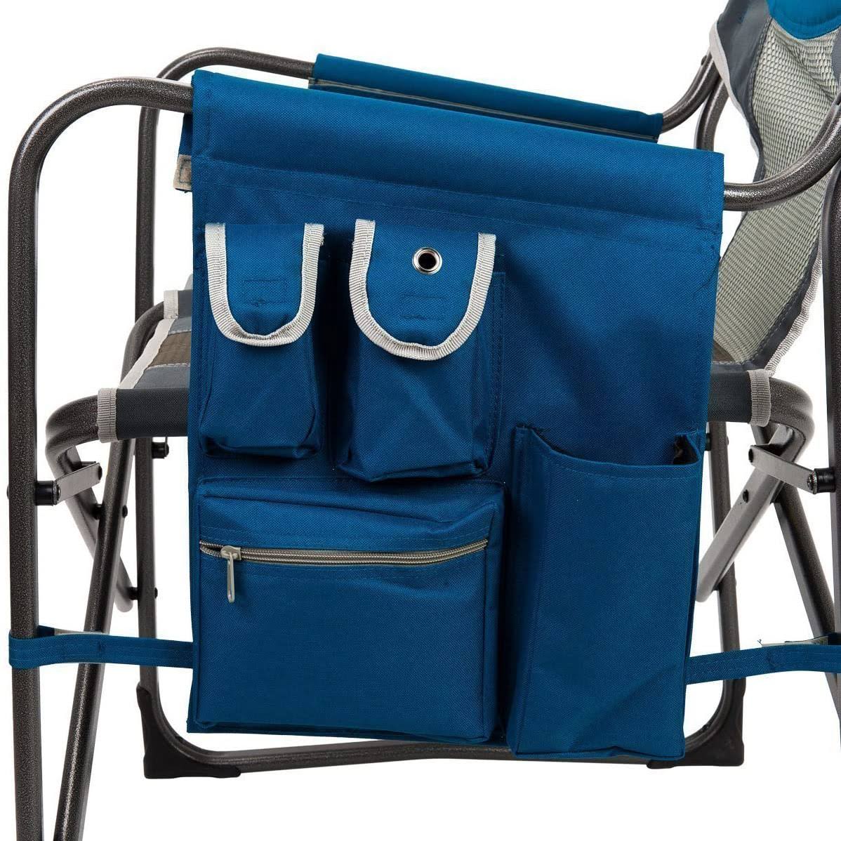 Portable Folding Directors Chair with Side Table (2 Pack) X591013