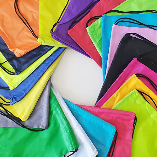 42 Pcs Polyester Drawstring Backpack Bags V608