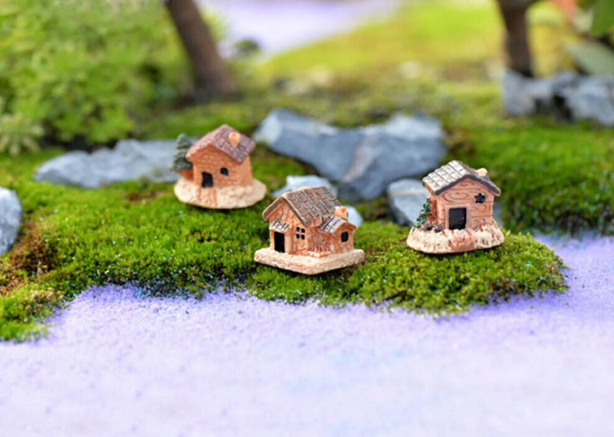 Dollhouse Decorations Stone Resin DIY Mini Garden Decor W606