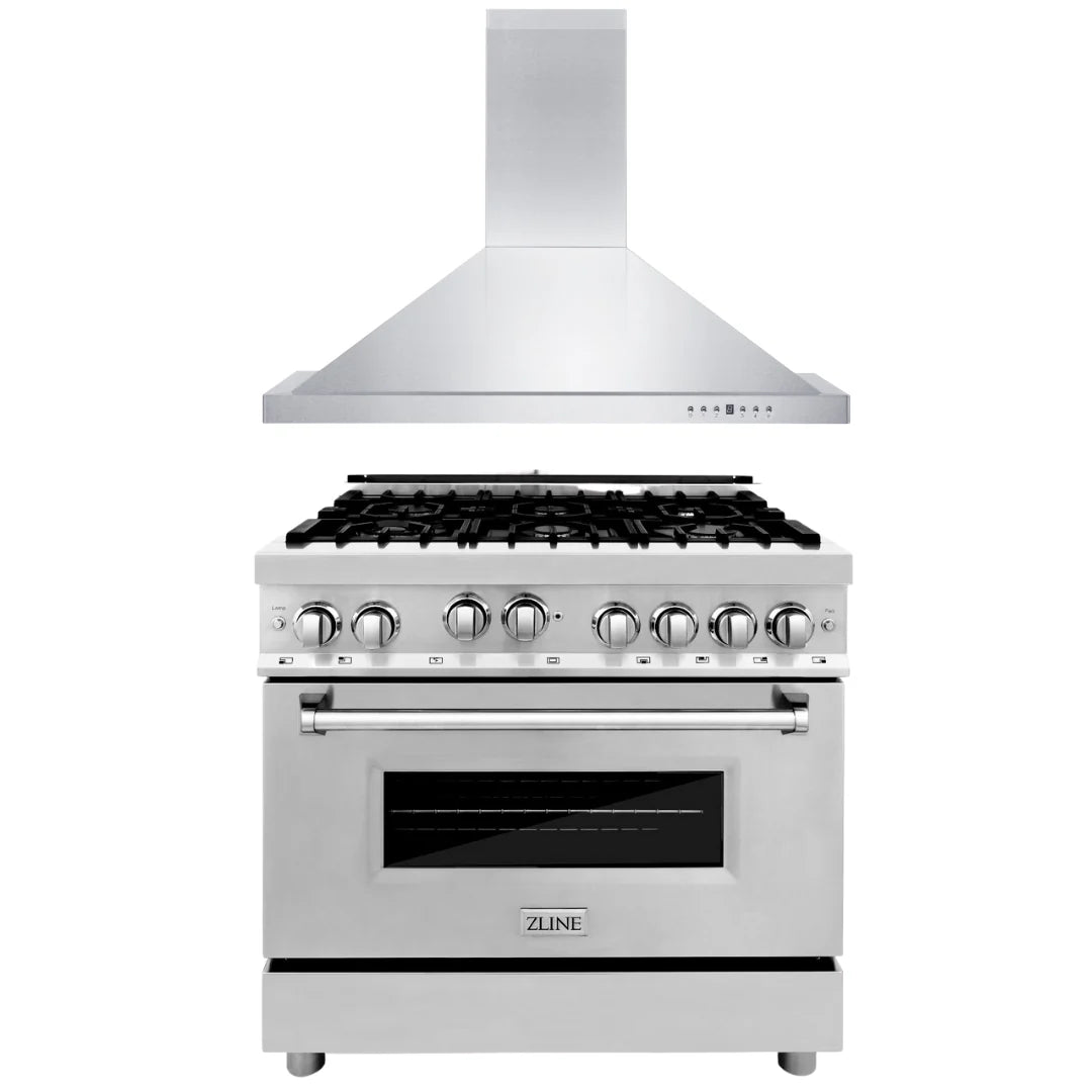 36 Range and Range Hood Appliance Set F578