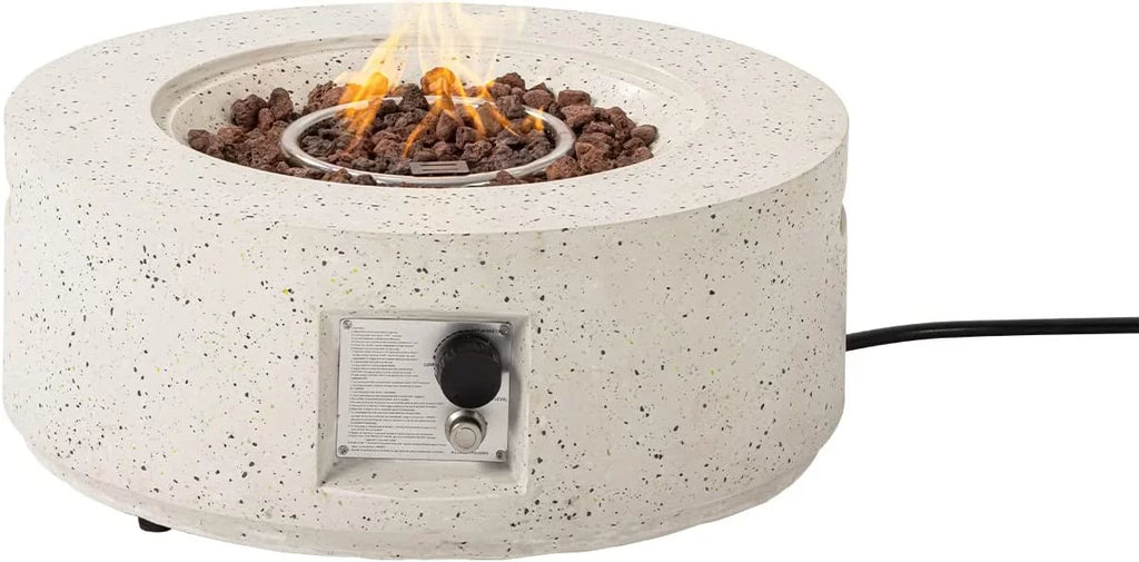 28-inch Round Propane Fire Pit Table Q3927