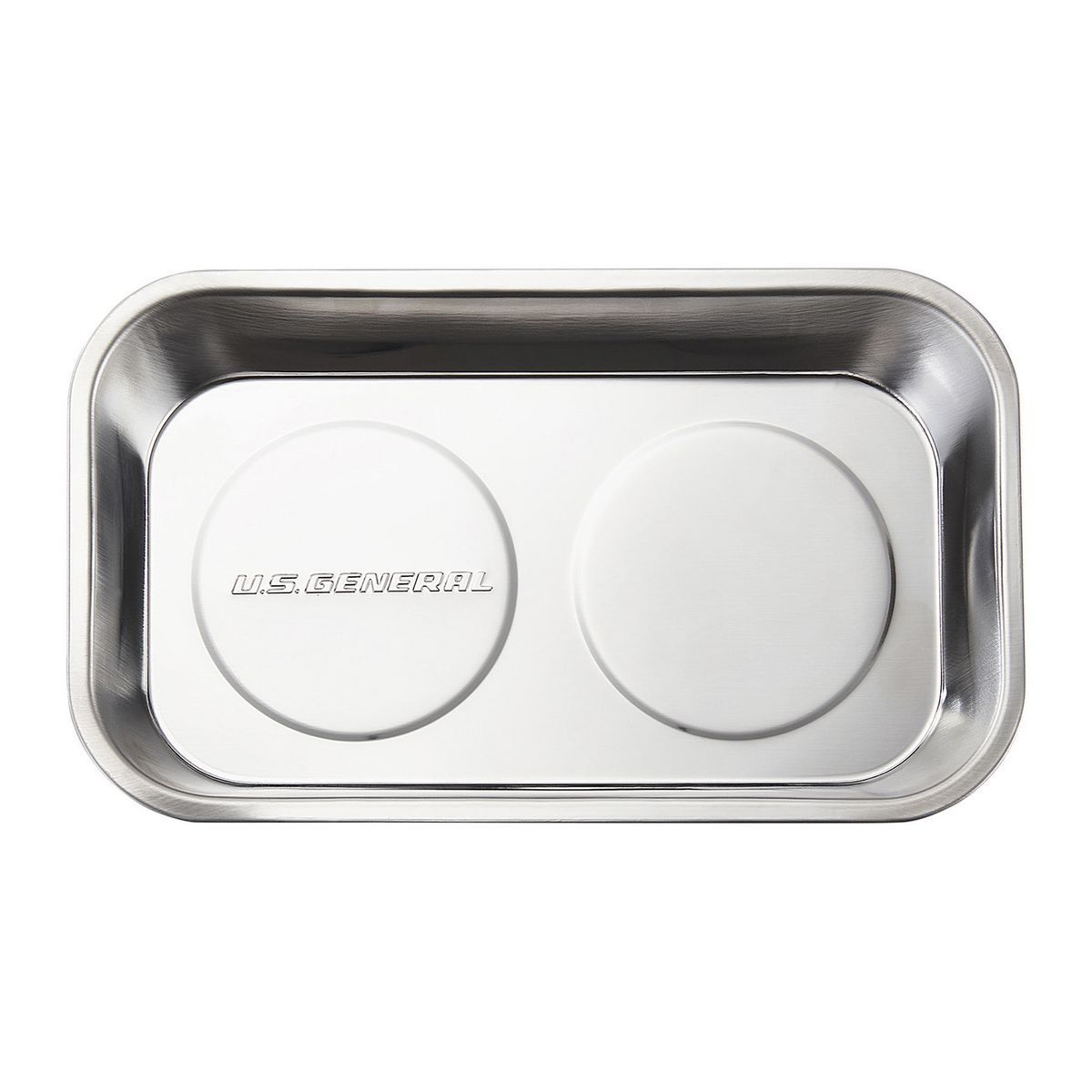 9-1/2 in. x 5-1/2 in. Magnetic Stainless Steel Parts Tray B5992