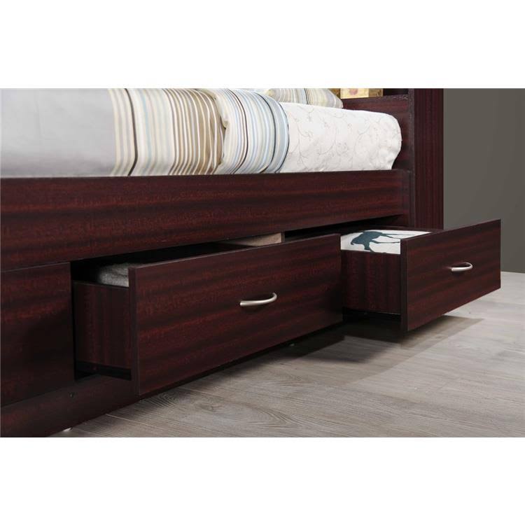 Twin-size Captain Bed with 3-Drawers and Headboard R4161