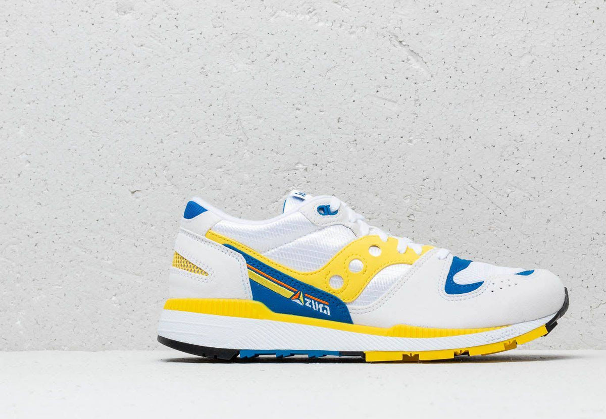 White, Yellow & Blue Saucony Shoes T8087