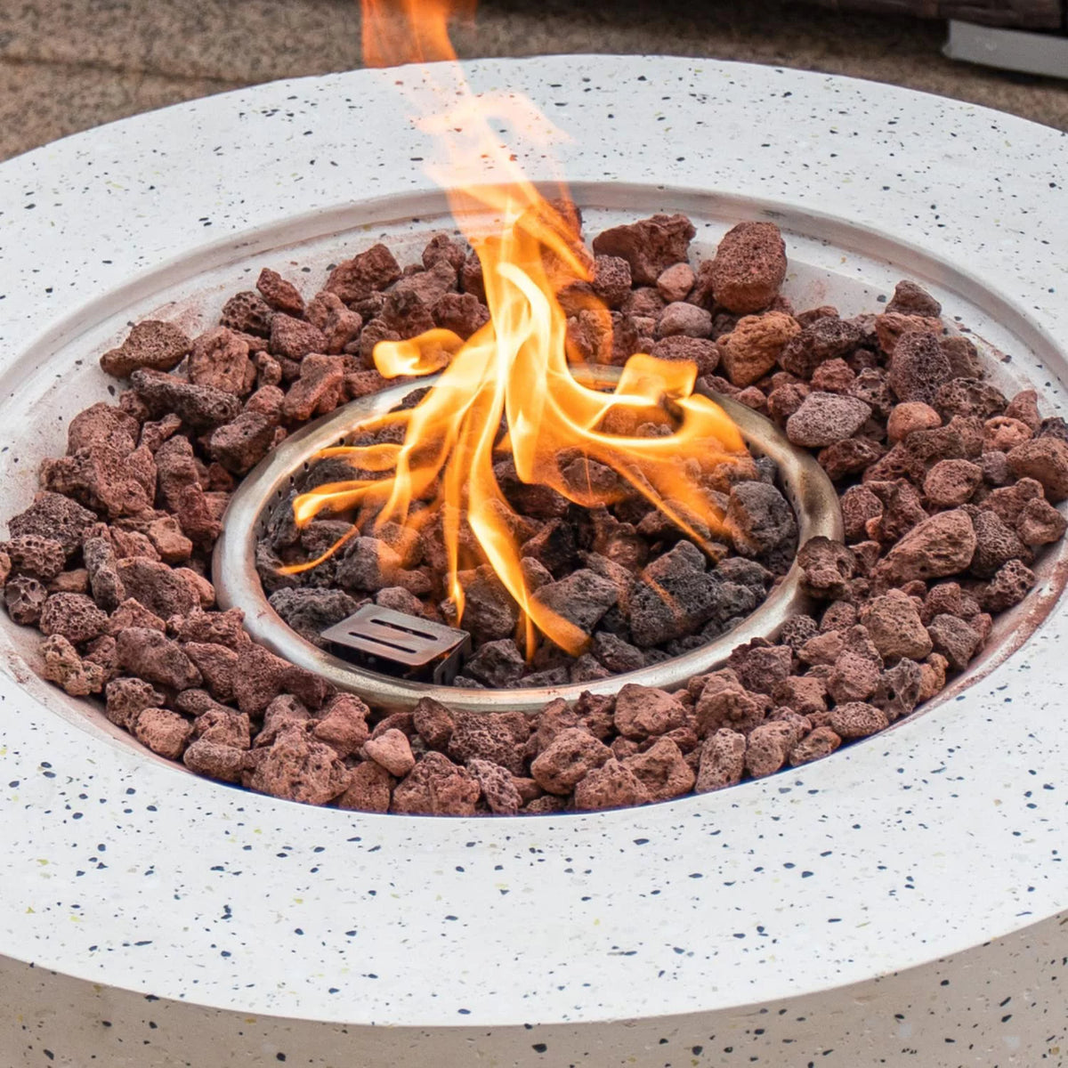 28-inch Round Propane Fire Pit Table Q3927