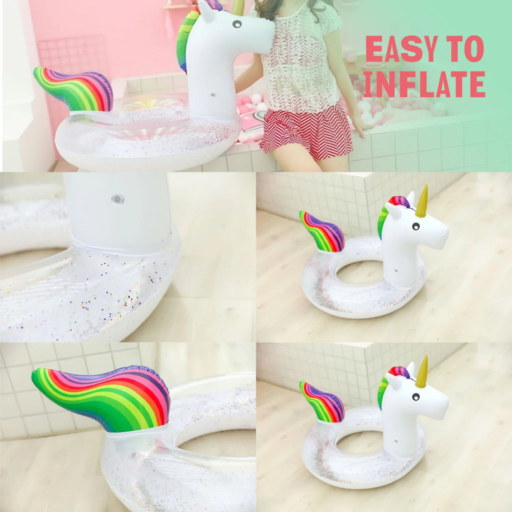 Inflatable Sea Horse Swimming Ring 48 inc I77172