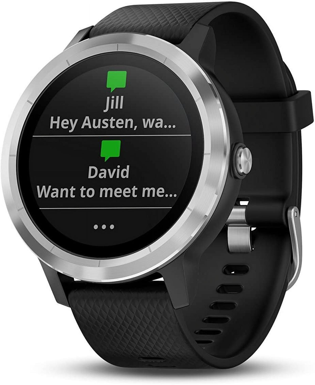 Black Smartwatch Fitness Tracker Watch C891643