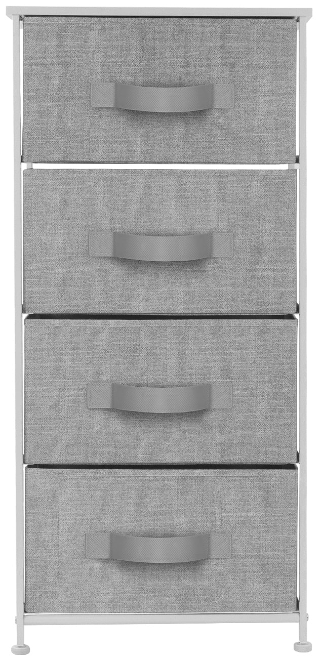 White 4 Drawer Dresser L35521