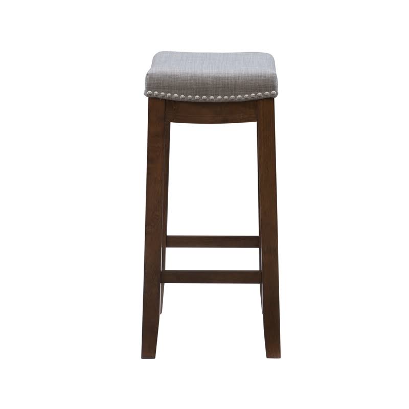 Rustic Brown Wood Counter Stool T723328