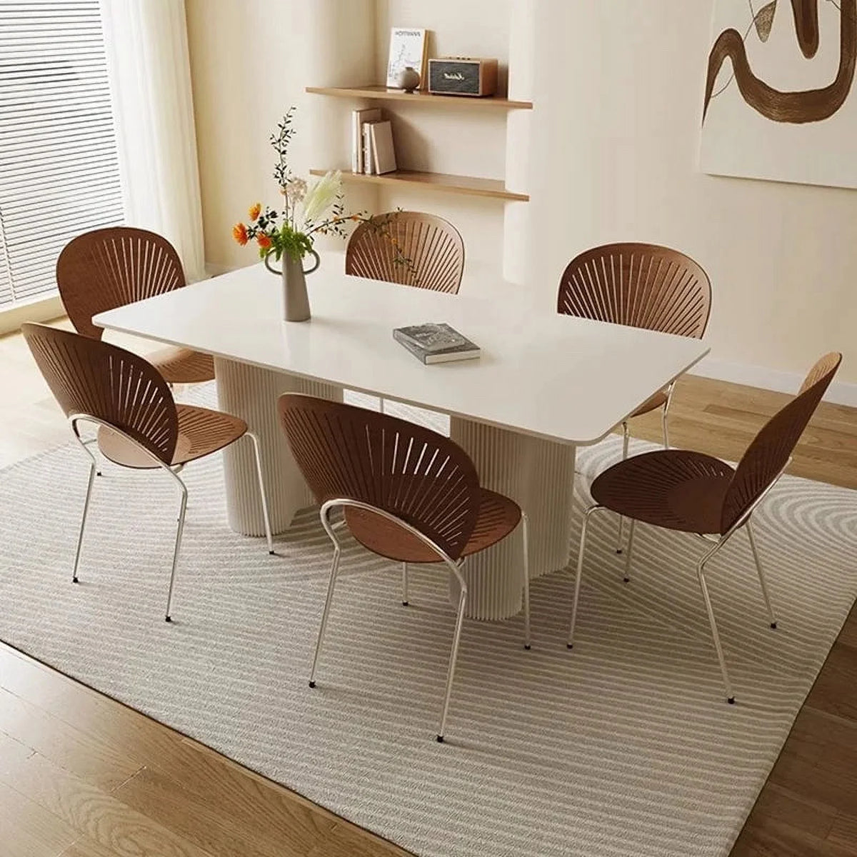 Modern Rectangle Dining Table Y62746