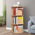 3 Tier Rotating Wood Bookshelf S5908