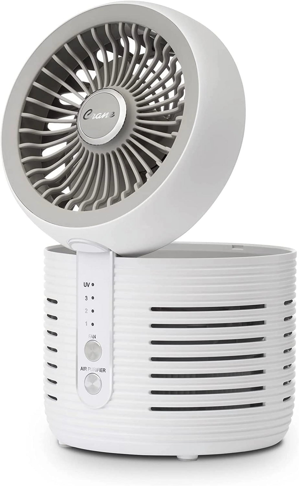 2-in-1 Air Purifier and Desk Top Fan HEPA White J112552