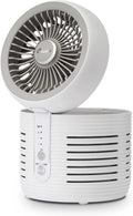2-in-1 Air Purifier and Desk Top Fan HEPA White J112552
