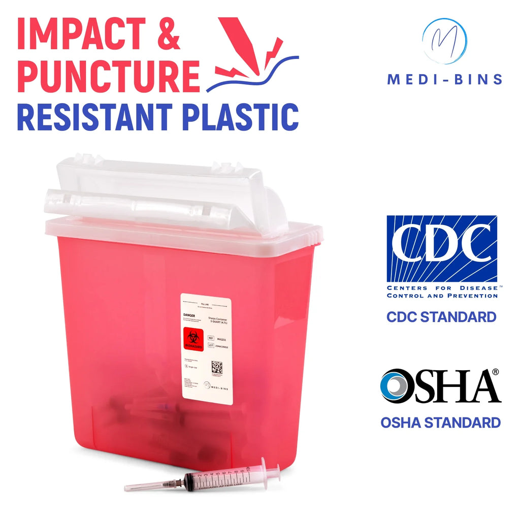 5 Qt Sharps Disposal Container H432