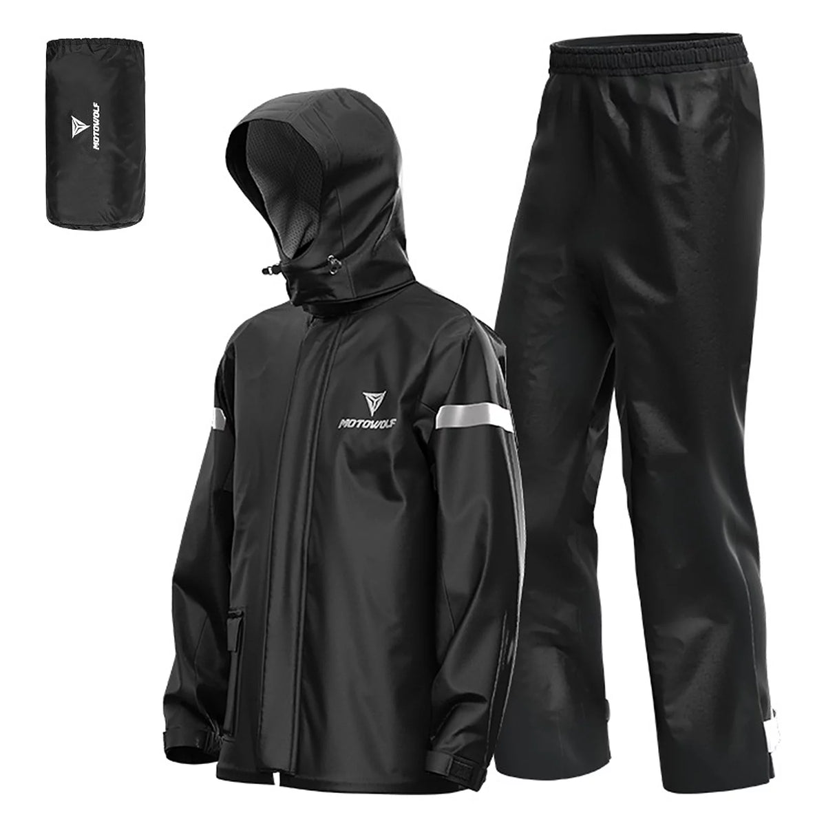 Waterproof Reflective Motorcycle Rain Suit E234