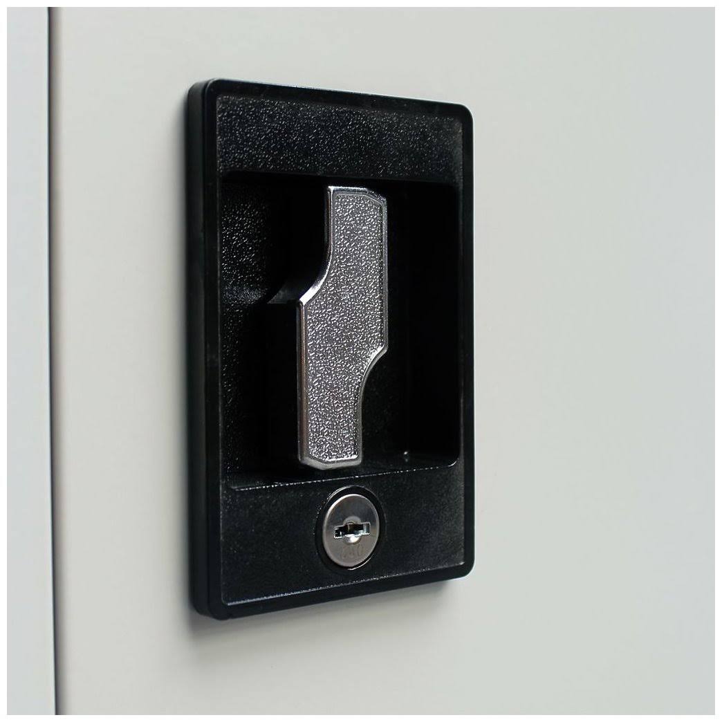 Gray Steel Locker Cabinet with 2 Doors J9042