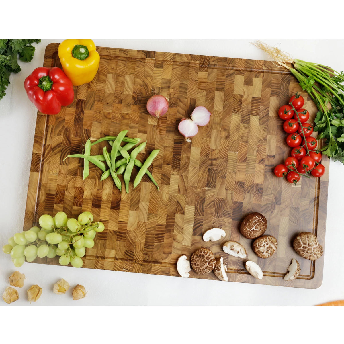 20x16 inch 1.5" Thick Teakwood Cutting Board F2885