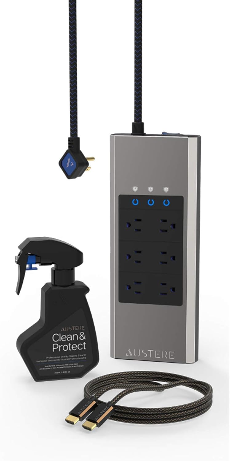 4K Active HDMI Cable 5.0m, 6-Outlet Power, Clean & Protect N651080