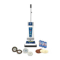 Floor Shampooer and Polisher, Carpet Cleaning Machine, 3 Speeds, Blue/Gray N3407