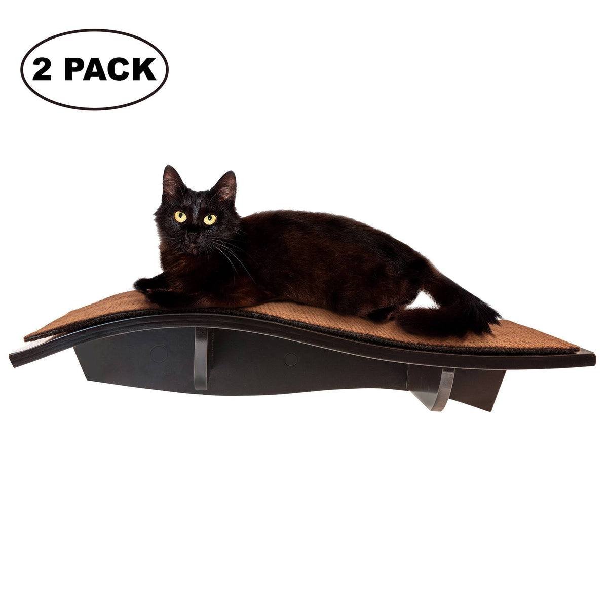 Cat Perch Wall-Mounted Wooden Shelf M38069