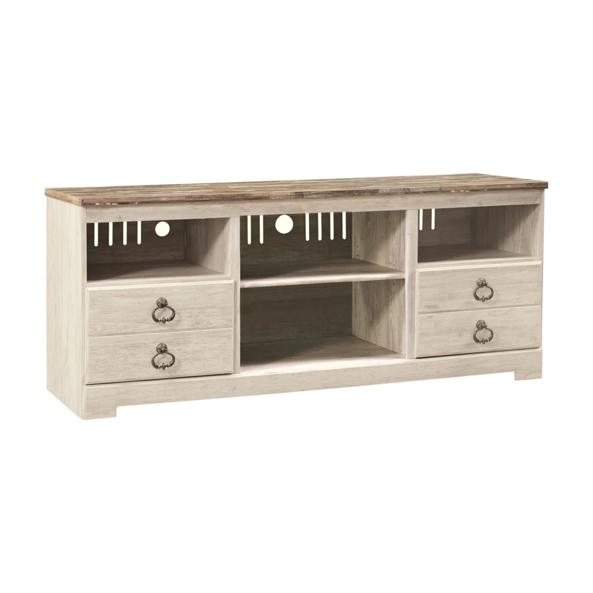 Whitewash TV Stand H437