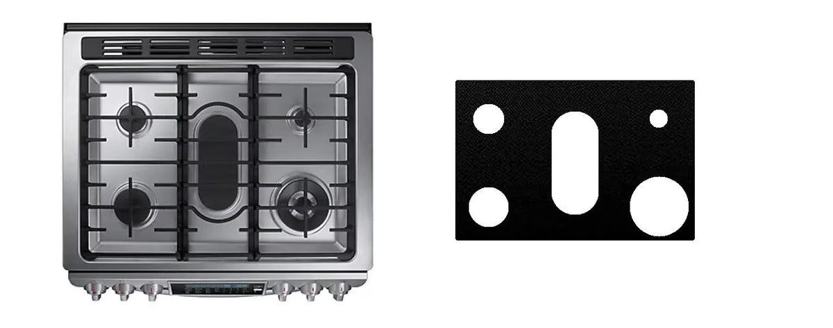 Reusable Burner Liner Splatter Guard Cover for Gas Range Stove O821628
